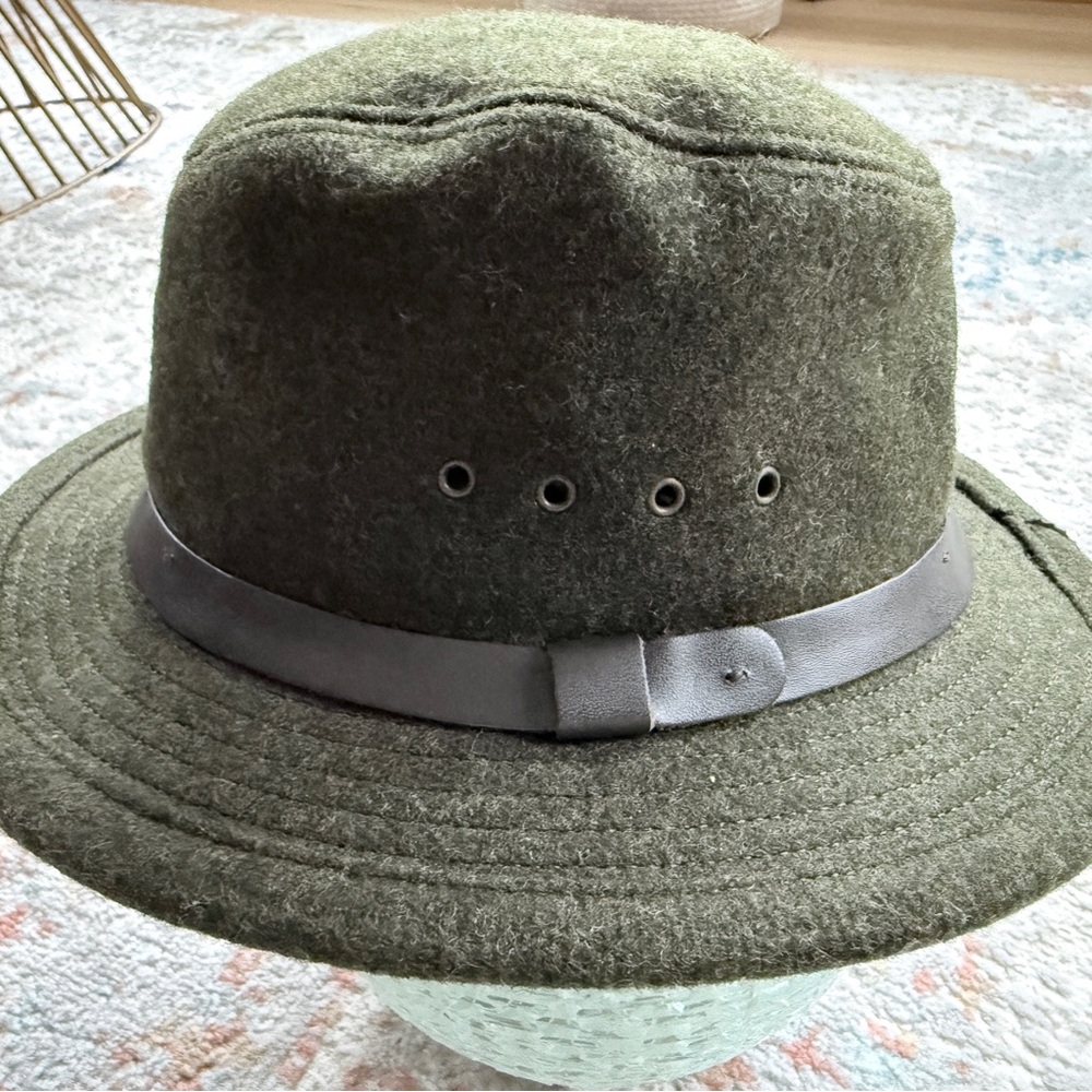 Filson Forest Green Wool Packer Hat - Picture 2 of 5